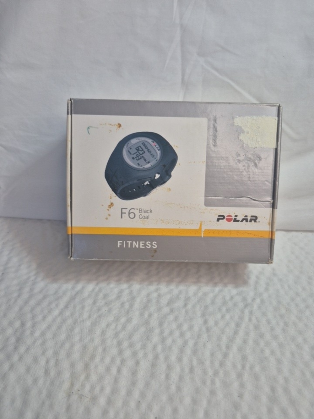 Polar F6 Black Heart Rate Monitor Wrist Unit w/ Chest Strap, Manual Set of 4
